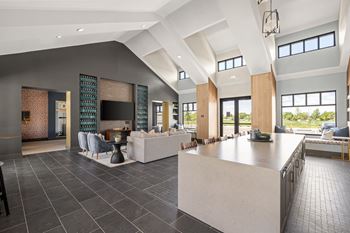 Large open living room